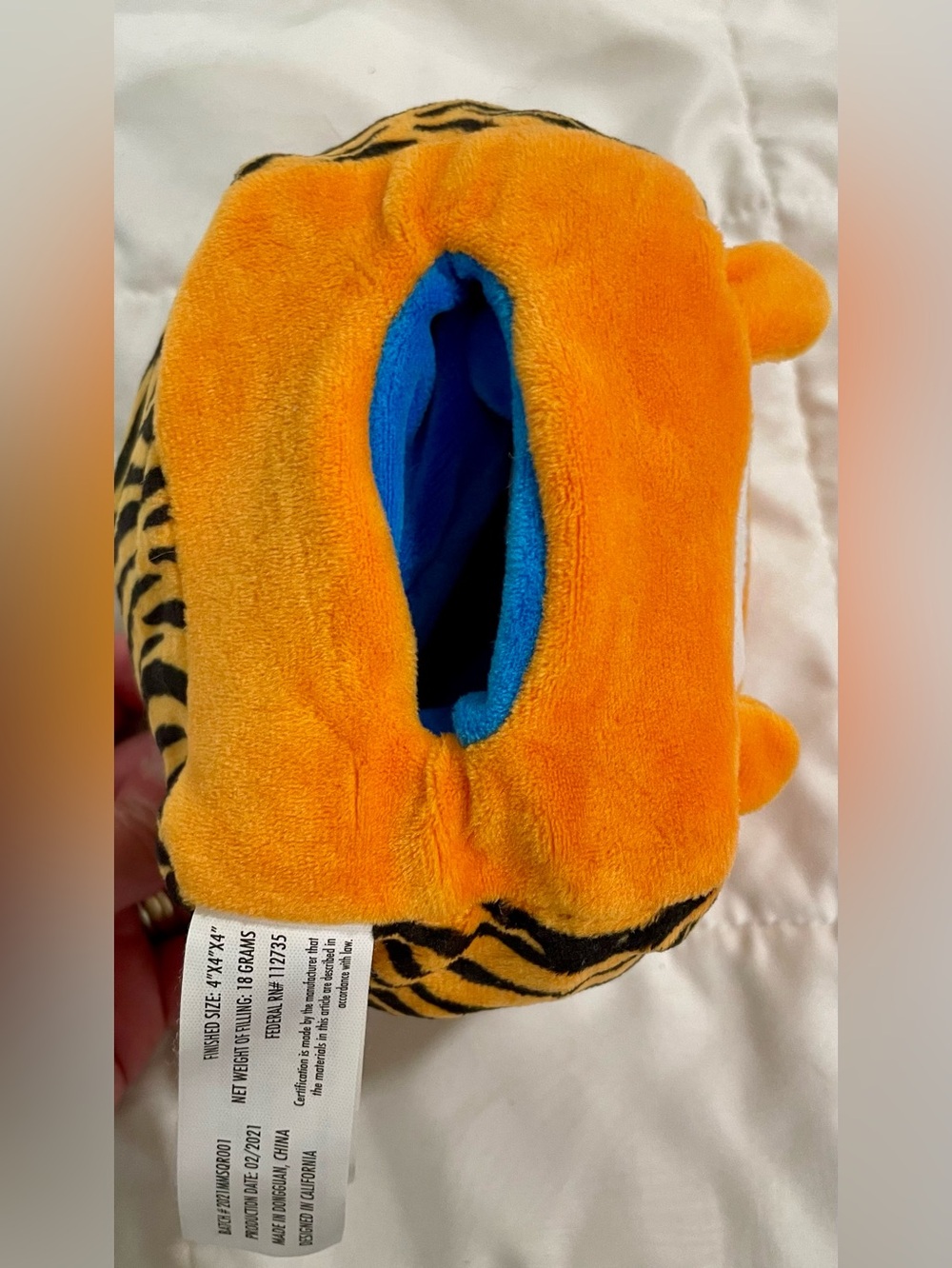 Moosh-Moosh Squared Flip ‘Ems Reversible “Mac” the Tiger Shark Small Plush- EUC - Picture 10 of 11